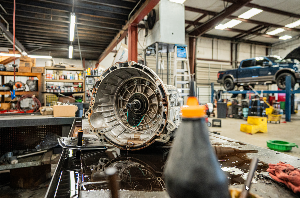 Auto repair shop transmission service content for social media marketing