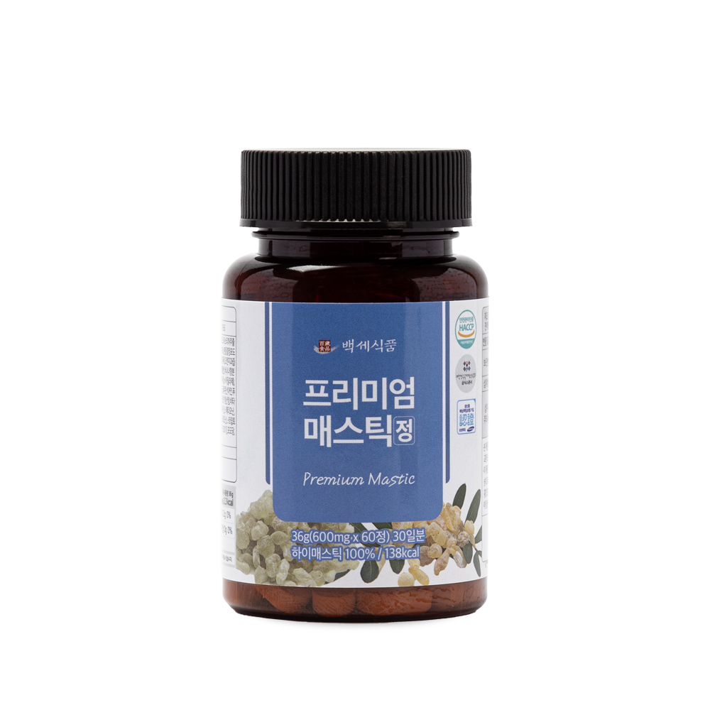[백세]프리미엄 매스틱정 600mg 60정