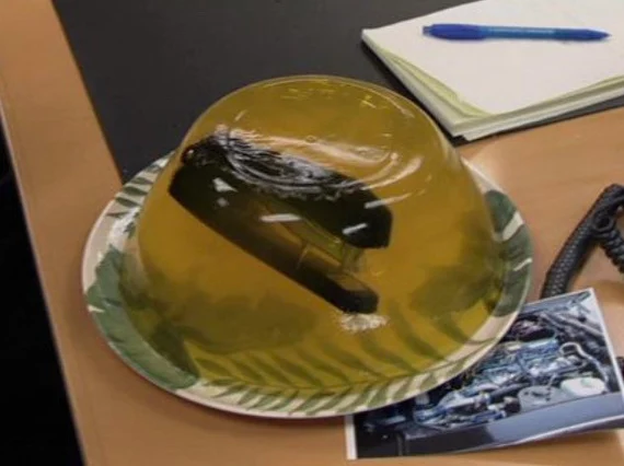 Stapler in Jello