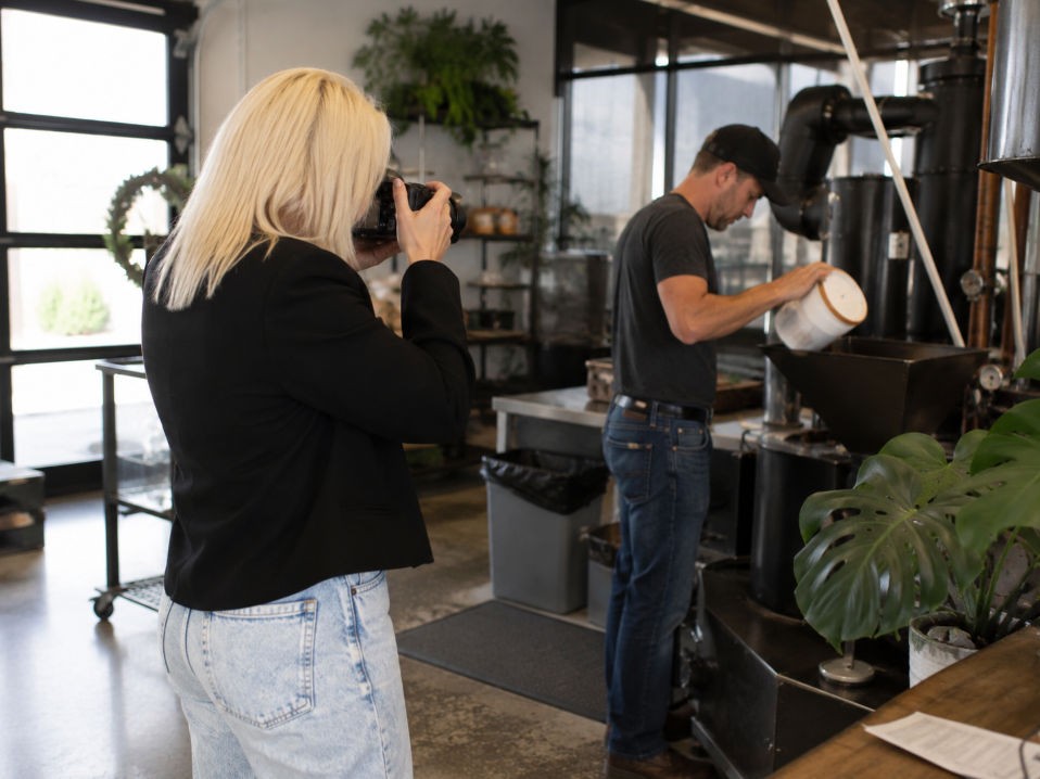 Professional business photography session