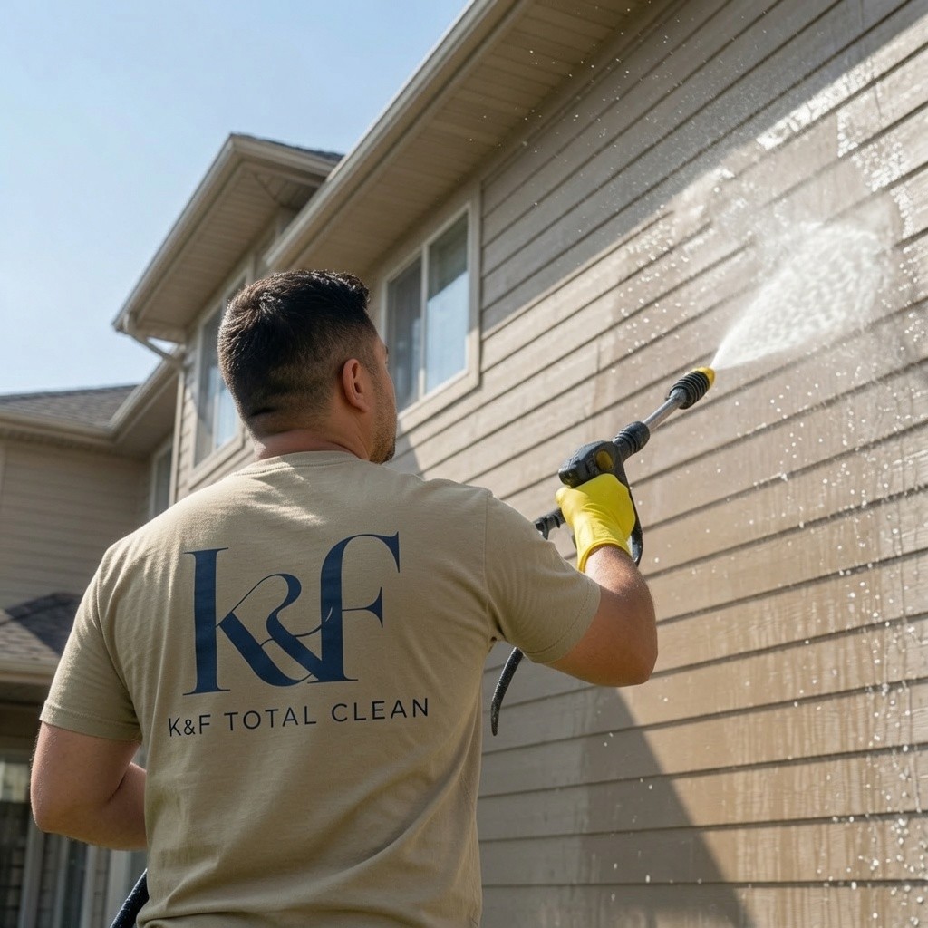 Exterior pressure washing