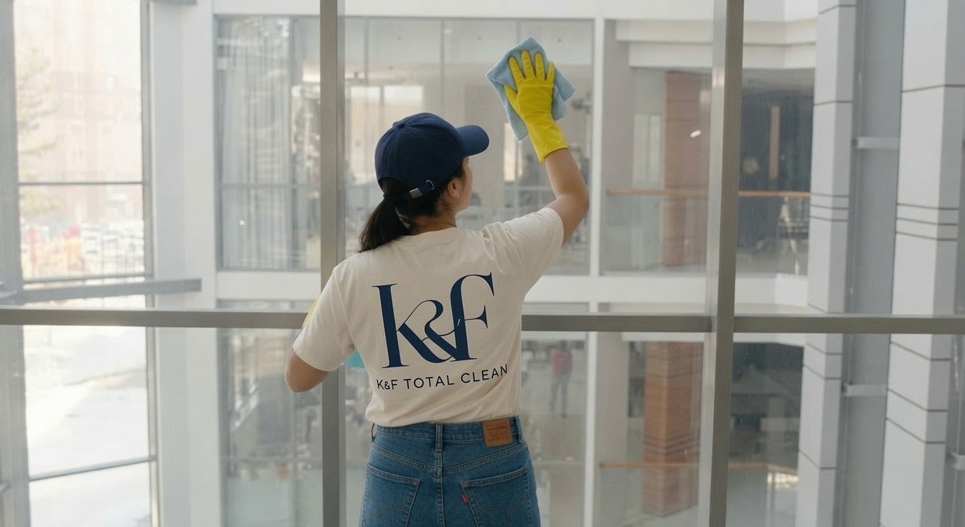 K&F Total Clean cleaning windows in Houston